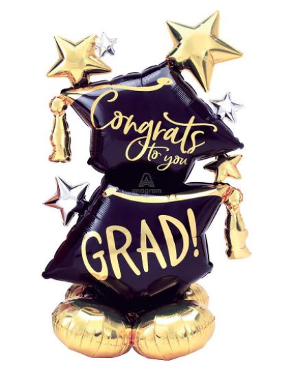 Congrats Grad Airloonz Decoration Balloon Set